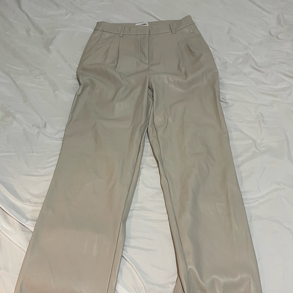 Vegan leather pants